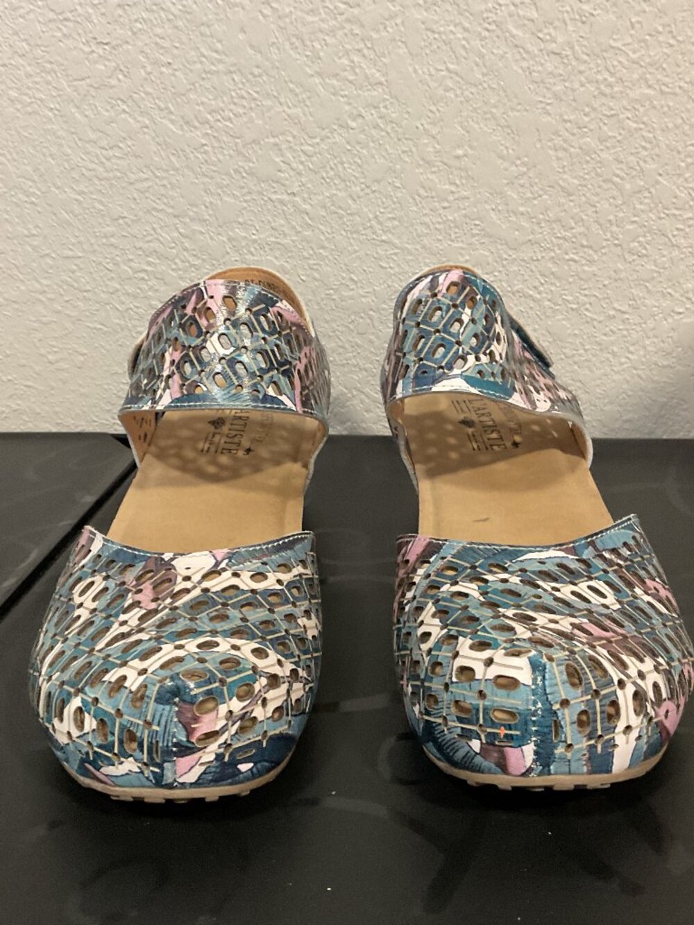 NEW L'Artiste Poppiri Dunes Leather sandal/clog 40